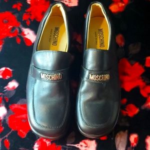 Moschino vintage black shoes